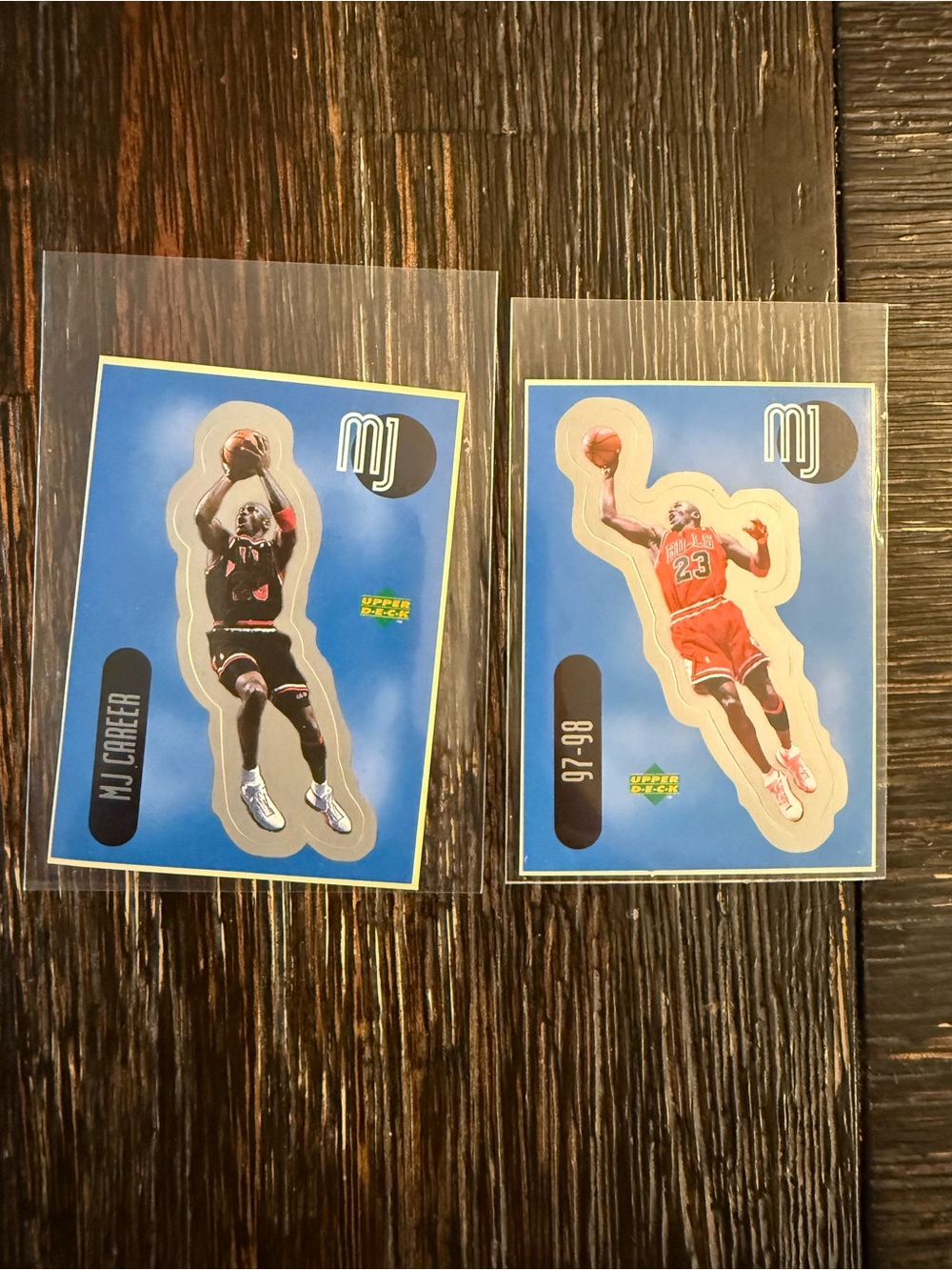 Michael Jordan Sticker cards